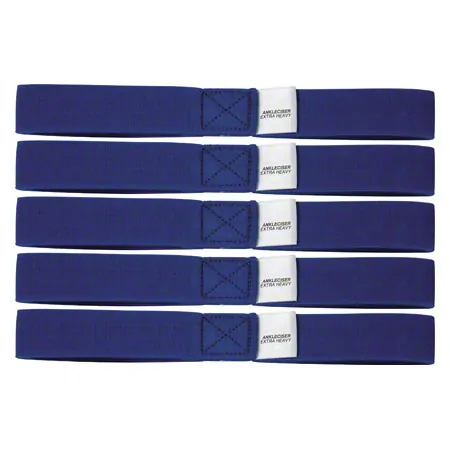 Exercise band Ankleciser, extra heavy, blue, set of 5