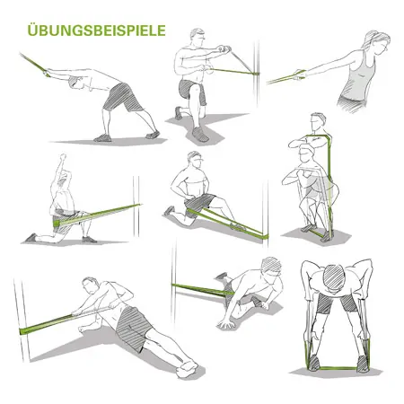 BLACKROLL Super Band, 104x3 cm, medium, green
