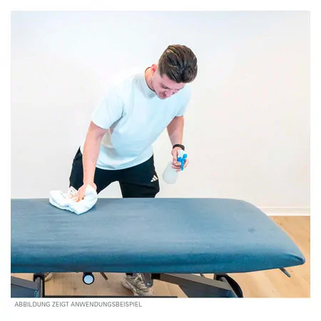 HygienePro table cover with breathing hole, 192x65 cm, carbon