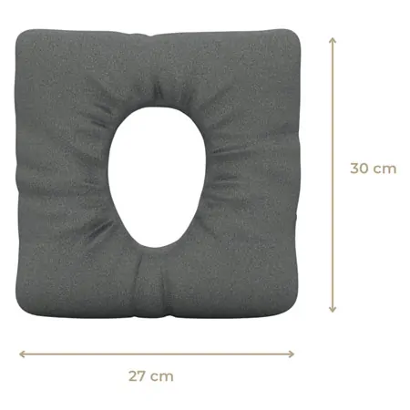 HygienePro face pillow 30x27x4,5 cm, carbon