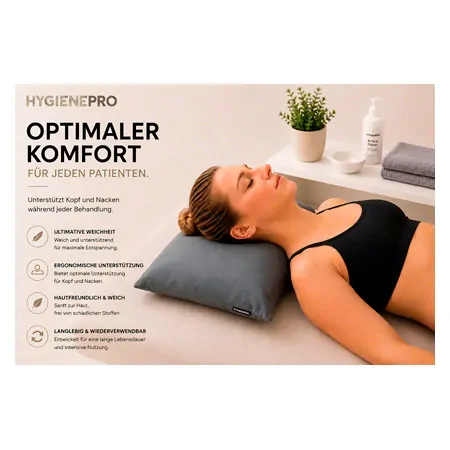 HygienePro pillow, 42x42x5 cm, carbon