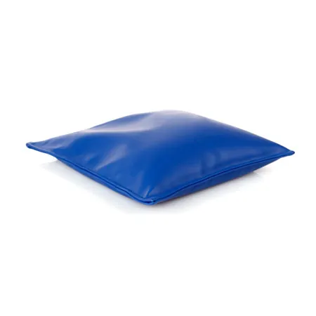 Sand bag filled with quartz sand, 30x30 cm, 5 kg, blue