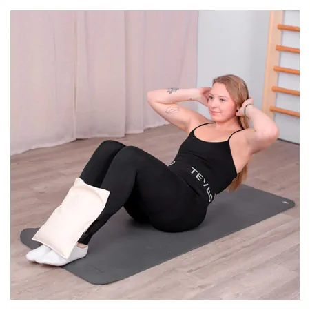 Sand bag with Velcro tape, 35x25 cm, 4 kg, beige