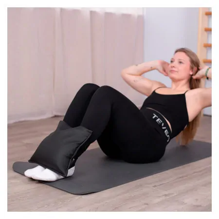 Sand bag with Velcro tape, 30x30 cm, 5 kg, black
