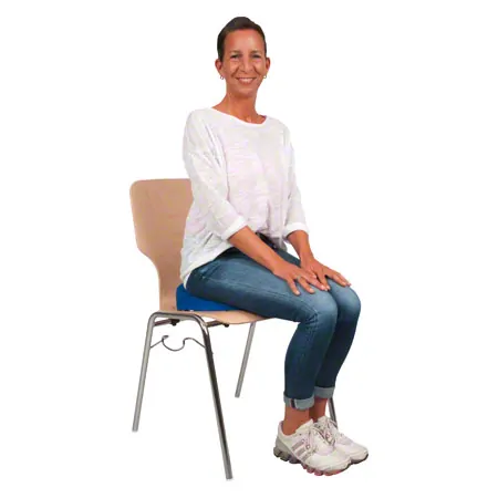Seat bolsters with cotton cover round,  38x7 / 1 cm
