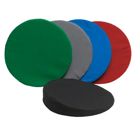 Seat bolsters with cotton cover round,  38x7 / 1 cm