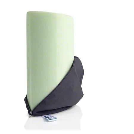 Lumbar cushion with cover and belt