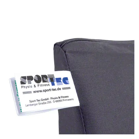 Lumbar cushion with cover and belt