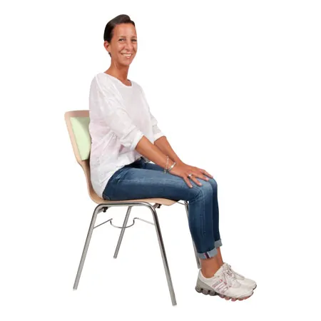 Lumbar pillow without cover