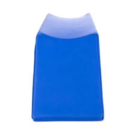 Positioning wedge with flat leg recess, L x W x H 75 x 20 x 22 cm
