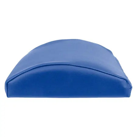 Lumbar pad with synthetic leather cover hard, LxBxH 33x21x6 cm