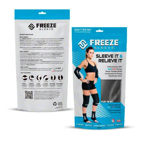 FREEZE SLEEVE cooling and warming bandage