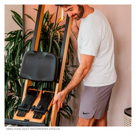 WaterRower rowing machine Shadow, incl. S4 Monitor