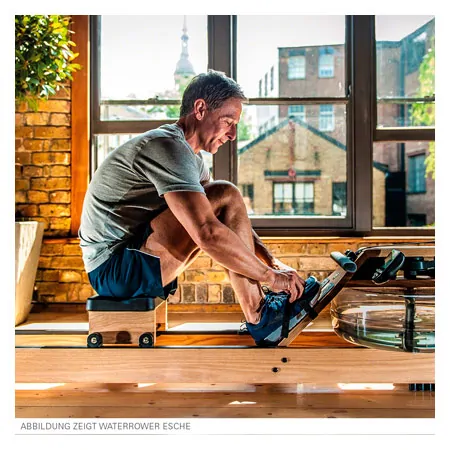 WaterRower rowing machine cherry / oxbridge, incl. S4 Monitor