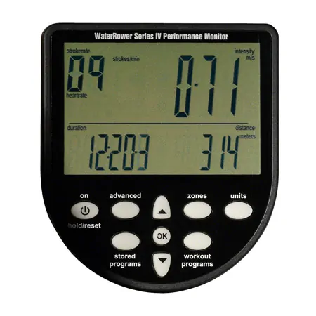 WaterRower rowing machine M1 HiRise, metal, incl. S4 Monitor