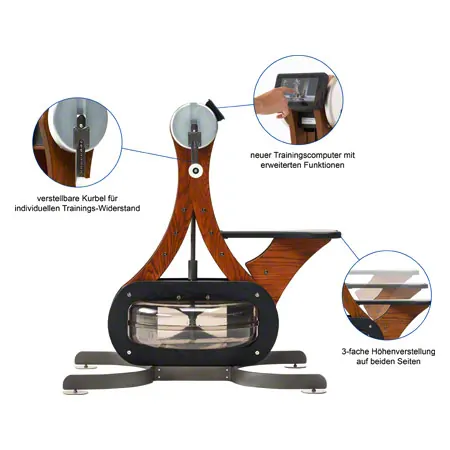 NOHrD upper torso exerciser WaterGrinder Club-Sport