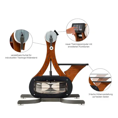 NOHrD upper torso exerciser WaterGrinder Club-Sport