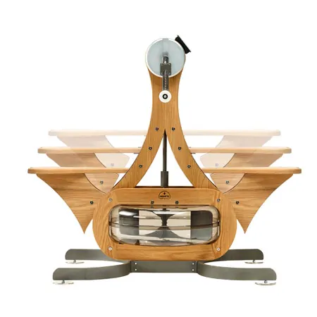 NOHrD WaterGrinder upper torso exerciser oak