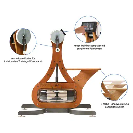 NOHrD WaterGrinder upper torso exerciser cherry