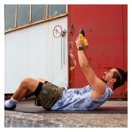 Kettlebell, 4 kg, yellow