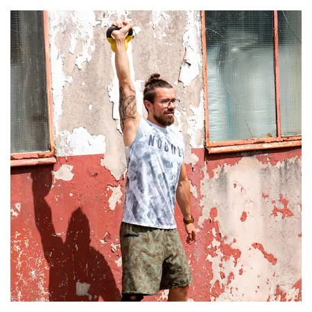 Kettlebell, 4 kg, yellow