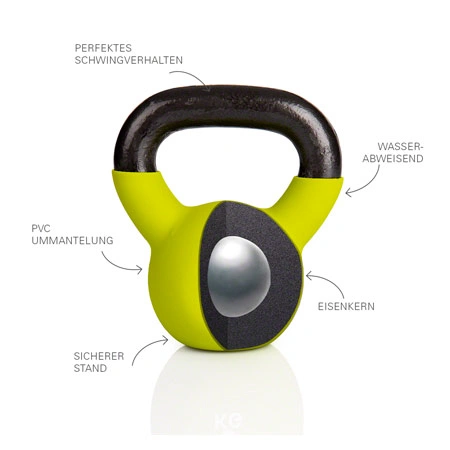Kettlebell 8 kg, green