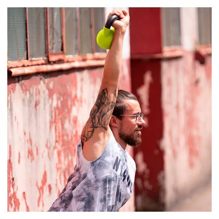 Kettlebell 8 kg, green
