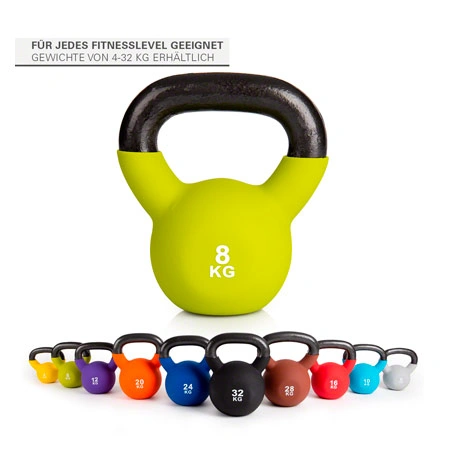 Kettlebell 8 kg, green