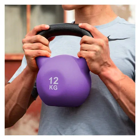 Kettlebell, 12 kg, purple