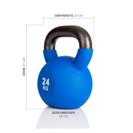 Kettlebell, 24 kg, blue