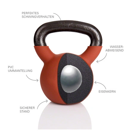 Kettlebell, 28 kg, brown