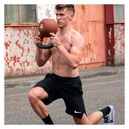 Kettlebell, 28 kg, brown