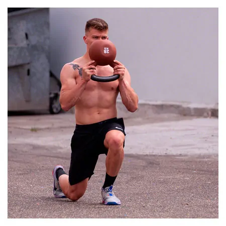 Kettlebell, 28 kg, brown