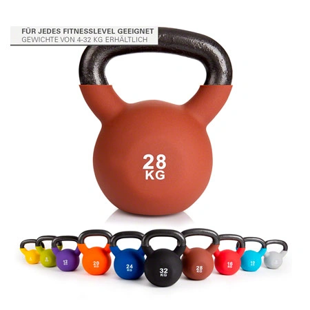 Kettlebell, 28 kg, brown