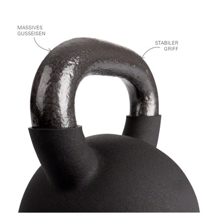 Kettlebell, 32 kg, black