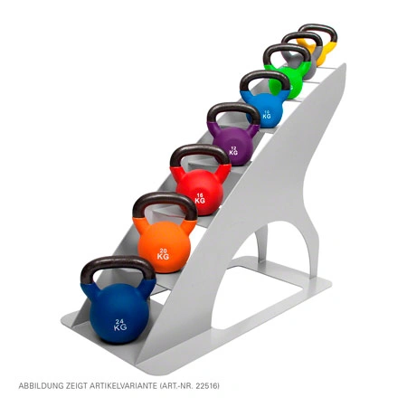 Shelf for 8 kettlebells