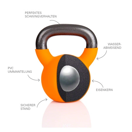 Kettlebells 4-32 kg, 8 pieces incl. deposition
