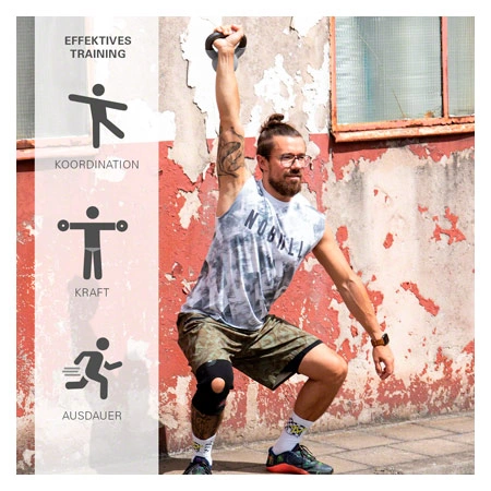 Kettlebell 6 kg, gray