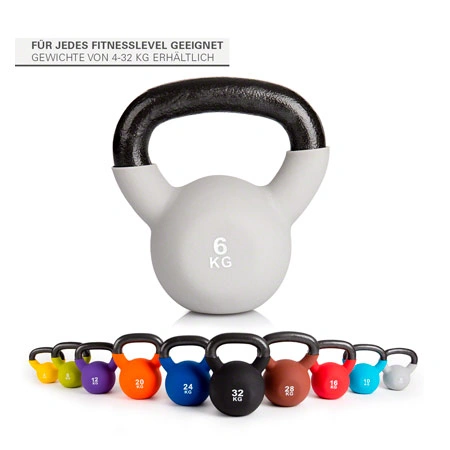 Kettlebell 6 kg, gray
