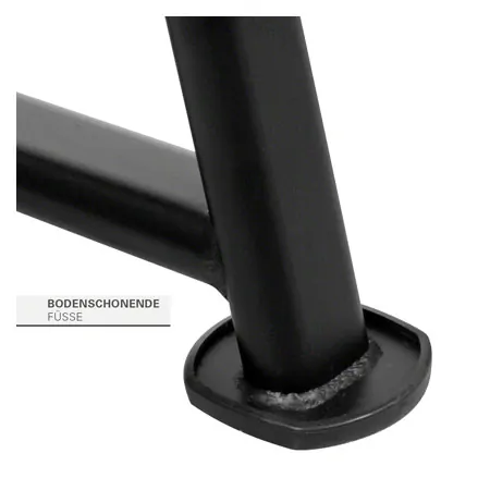 Kettlebell stand with 2 shelves, LxWxH 139x63x74 cm