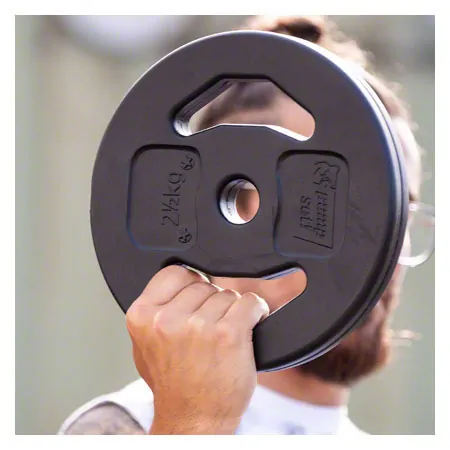 pumpset! -weight plates made of vinyl,  2.7 cm, 2.5 kg, one piece