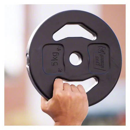 pumpset! -weight plates made of vinyl,  2.7 cm, 5 kg, one piece
