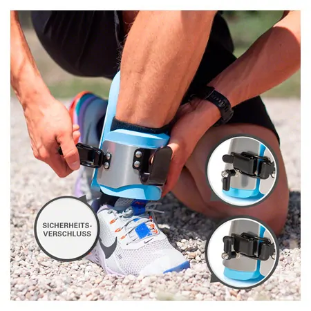 Gravity Boots with safety lock