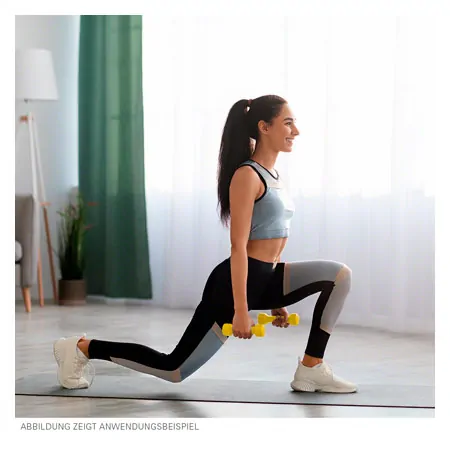 Wall mount made of wood dumbbells
