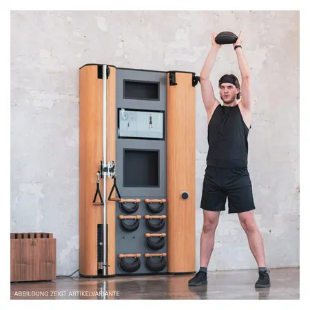 NOHrD Wall Compact, pulley, ski trainer, 8 Swing dumbbells, Shadow