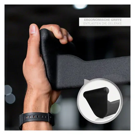 Sport-Tec ergonomic lat pull and rowing handle, 80x10 cm