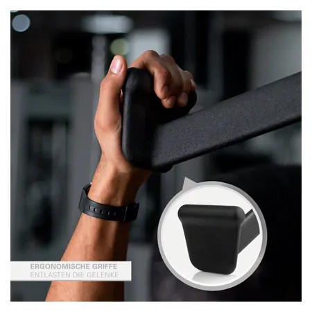 Sport-Tec ergonomic lat pull and rowing handle, 61x10 cm