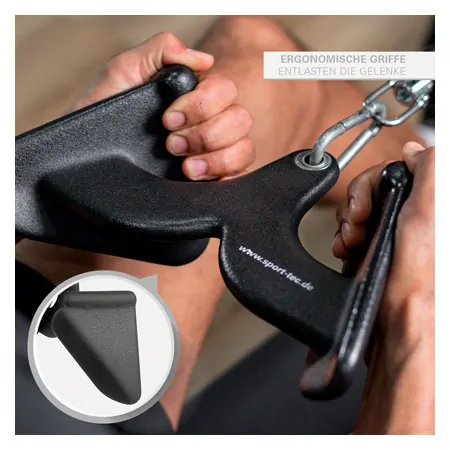 Sport-Tec ergonomic rowing handle, 31,5x16 cm