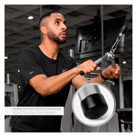Triceps bar, W-shape
