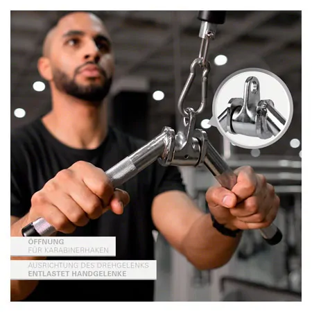 Triceps bar, W-shape